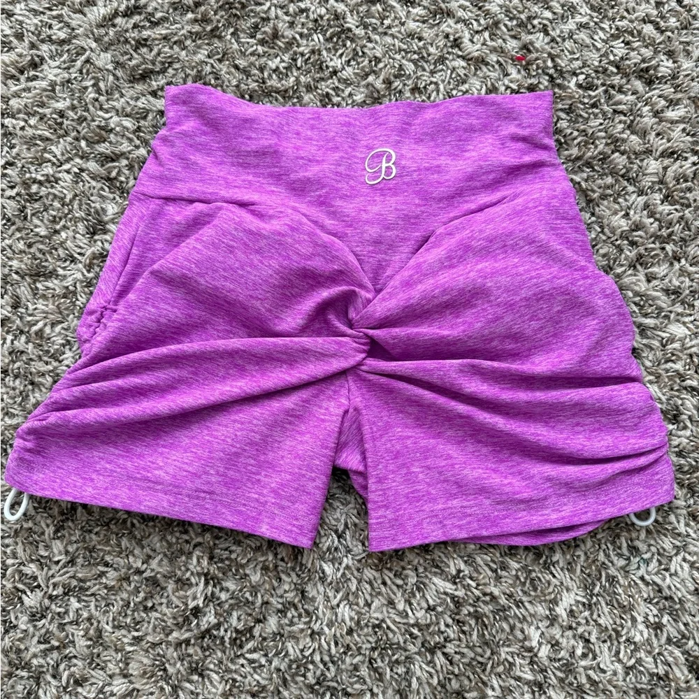 Bombshell Sportswear Toggle V waist Shorts - Picture 2 of 3